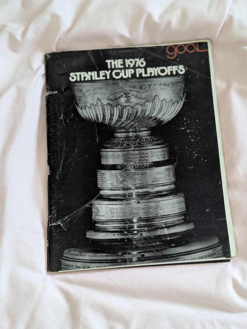 1976 Goal Stanley Cup Playoffs Magazine Vintage NHL